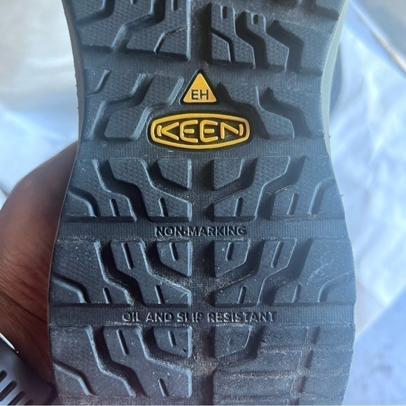 Keen Utility Shoes Mens 11D Black Vista Energy Carbon Toe Safety Work Steel Toe - Picture 8 of 11